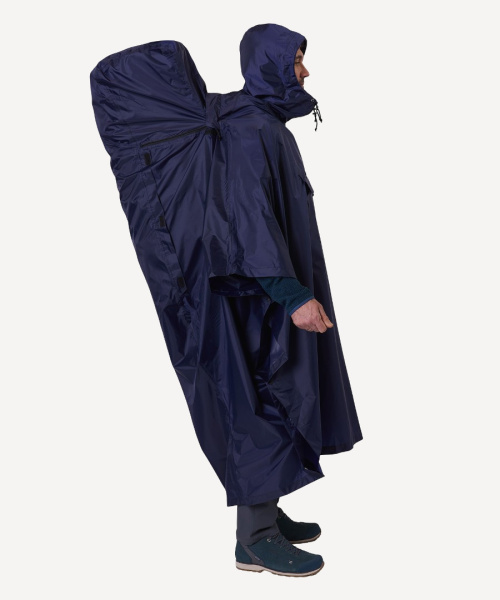 Дождевик-Пончо RedFox Poncho Plus (Унисекс; one size; т.Синий)